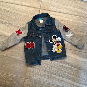 Disney Mickey 28 Jean jacket 2T